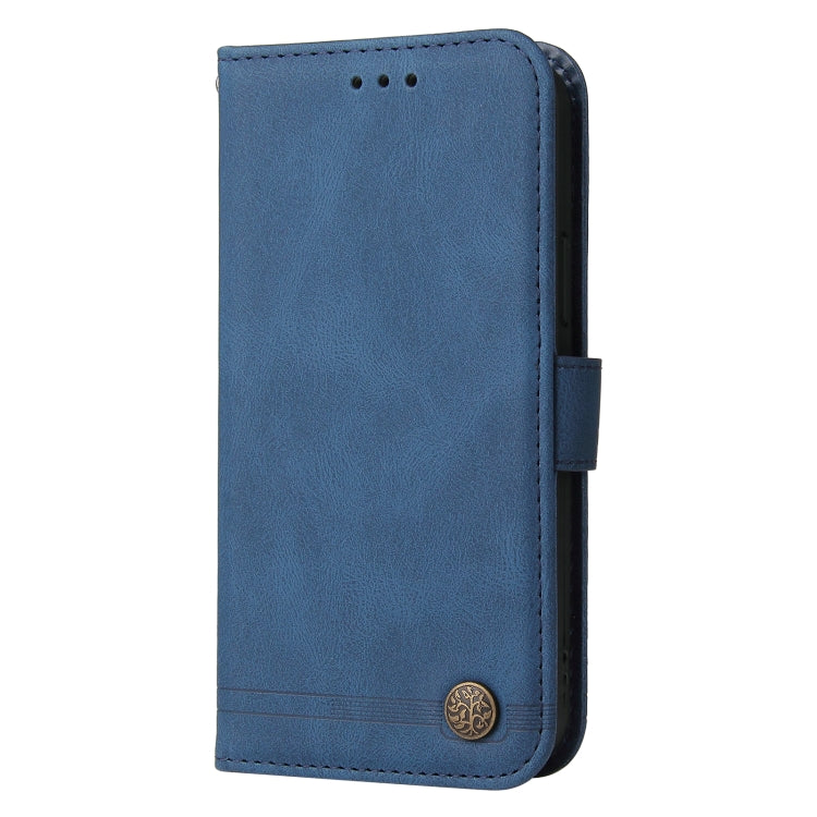Custodia per telefono in pelle con bottone in metallo con albero della vita Skin Feel, For Xiaomi Redmi 10C 4G / Redmi 10 India Version, For Xiaomi Poco X4 Pro 5G, For Honor 50 SE / nova 9 SE, For OPPO Find X5