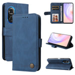 Custodia per telefono in pelle con bottone in metallo con albero della vita Skin Feel, For Xiaomi Redmi 10C 4G / Redmi 10 India Version, For Xiaomi Poco X4 Pro 5G, For Honor 50 SE / nova 9 SE, For OPPO Find X5