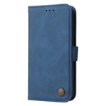Custodia per telefono in pelle con bottone in metallo con albero della vita Skin Feel, For OPPO Find X5 Pro