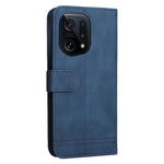 Custodia per telefono in pelle con bottone in metallo con albero della vita Skin Feel, For OPPO Find X5 Pro
