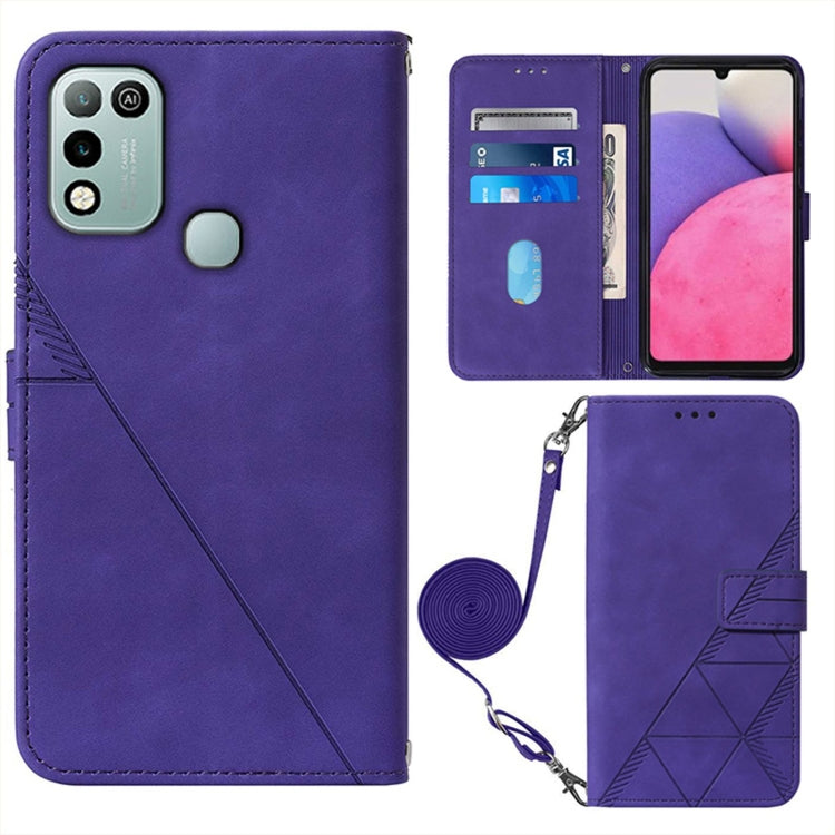 Custodia per cellulare in pelle con flip in rilievo 3D a tracolla, For Tecno Phantom X, For Infinix Hot 11 Play, For Infinix Hot 11S NFC X6812B, For Infinix Note 11