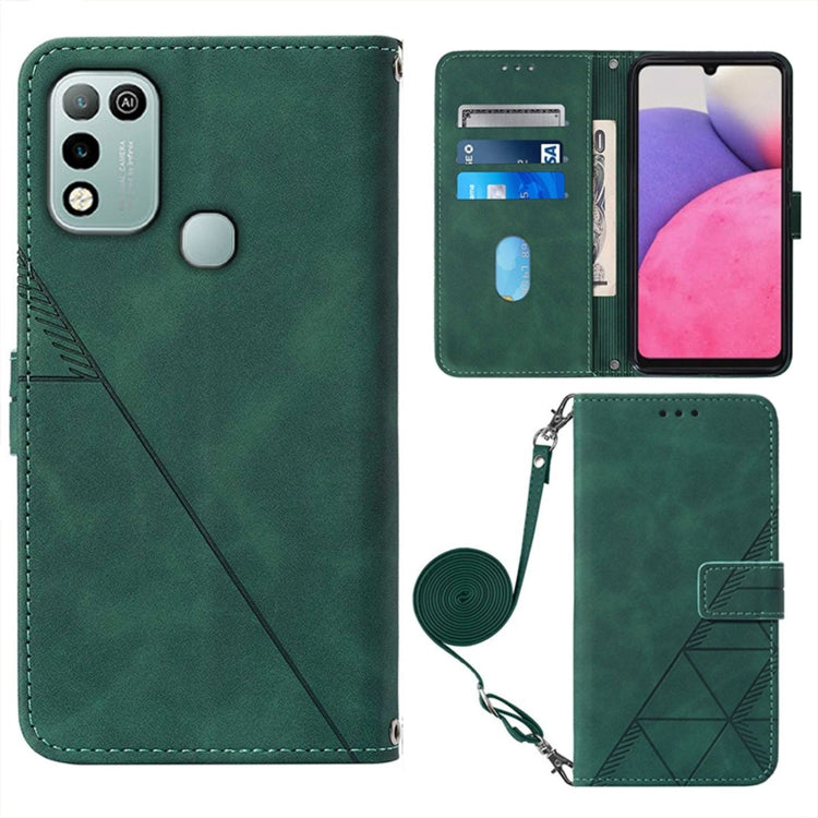 Custodia per cellulare in pelle con flip in rilievo 3D a tracolla, For Tecno Phantom X, For Infinix Hot 11 Play, For Infinix Hot 11S NFC X6812B, For Infinix Note 11