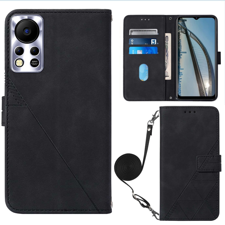 Custodia per cellulare in pelle con flip in rilievo 3D a tracolla, For Tecno Phantom X, For Infinix Hot 11 Play, For Infinix Hot 11S NFC X6812B, For Infinix Note 11
