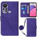 Custodia per cellulare in pelle con flip in rilievo 3D a tracolla, For Tecno Phantom X, For Infinix Hot 11 Play, For Infinix Hot 11S NFC X6812B, For Infinix Note 11
