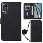 Custodia per cellulare in pelle con flip in rilievo 3D a tracolla, For Tecno Phantom X, For Infinix Hot 11 Play, For Infinix Hot 11S NFC X6812B, For Infinix Note 11