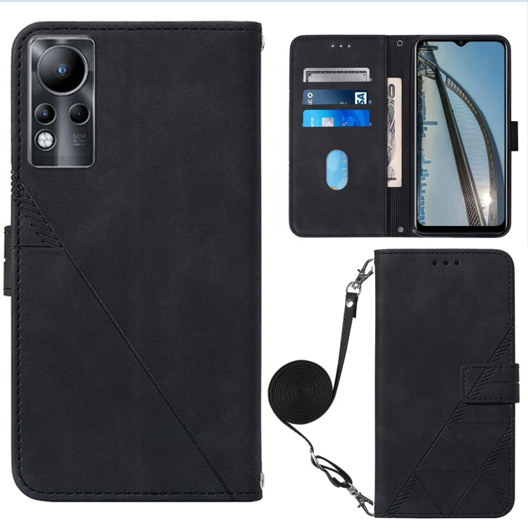 Custodia per cellulare in pelle con flip in rilievo 3D a tracolla, For Tecno Phantom X, For Infinix Hot 11 Play, For Infinix Hot 11S NFC X6812B, For Infinix Note 11