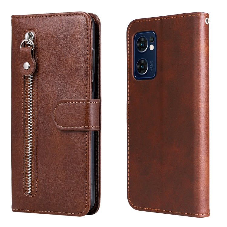 Custodia in pelle flip orizzontale con cerniera Fashion Calf Texture, For Xiaomi Redmi 10C 4G / Redmi 10 India, For Honor 50 SE / Huawei Nova 9 SE, For OPPO Reno7 5G / Find X5 Lite International Version, For OPPO Find X5