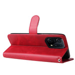 Custodia in pelle flip orizzontale con cerniera Fashion Calf Texture, For OPPO Find X5 Pro
