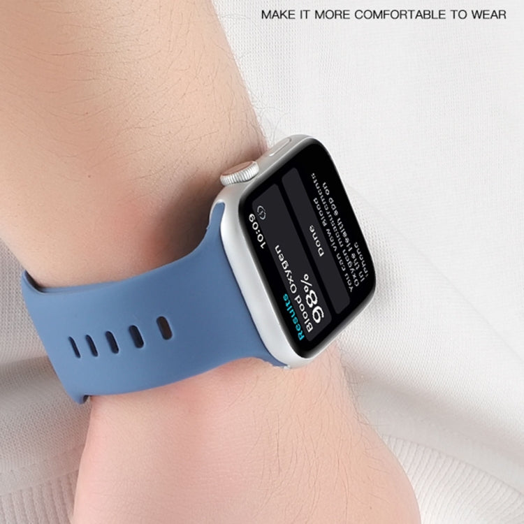 Cinturino in silicone liquido per Apple Watch Series, 7 41mm / 6&SE&5&4 40mm / 3&2&1 38mm, 7 45mm / 6&SE&5&4 44mm / 3&2&1 42mm
