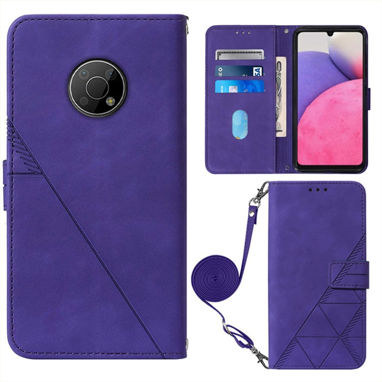Custodia per cellulare in pelle con flip in rilievo 3D a tracolla, For Nokia C30, For Nokia G300, For Nokia C01 Plus, For Nokia C1 2020