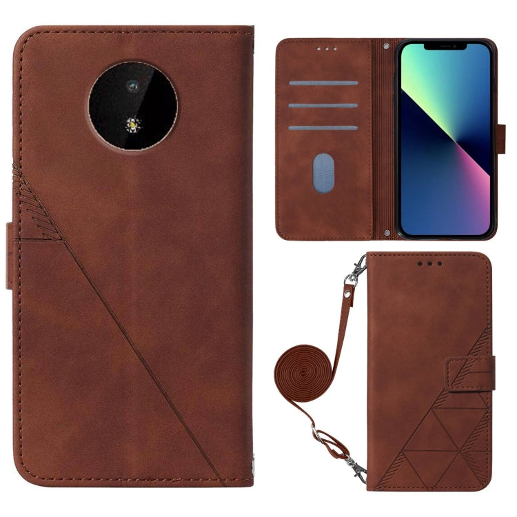 Custodia per cellulare in pelle con flip in rilievo 3D a tracolla, For Nokia C20, For Nokia C20 Plus, For Nokia G20 / G10 / 6.3, For Nokia X20 / X10