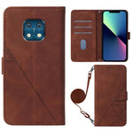 Custodia per cellulare in pelle con flip in rilievo 3D a tracolla, For Nokia XR20, For Nokia 1.4, For Nokia 2.4