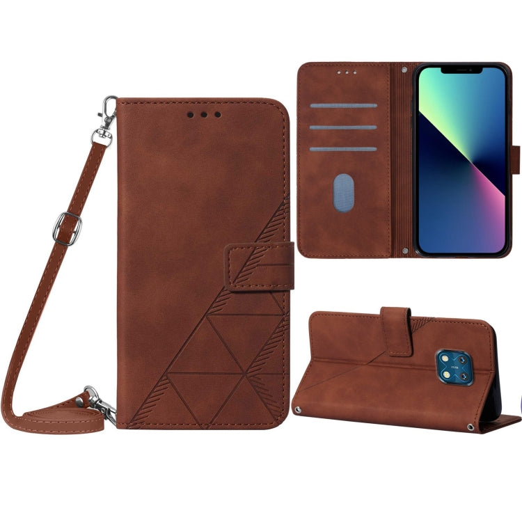 Custodia per cellulare in pelle con flip in rilievo 3D a tracolla, For Nokia XR20, For Nokia 1.4, For Nokia 2.4