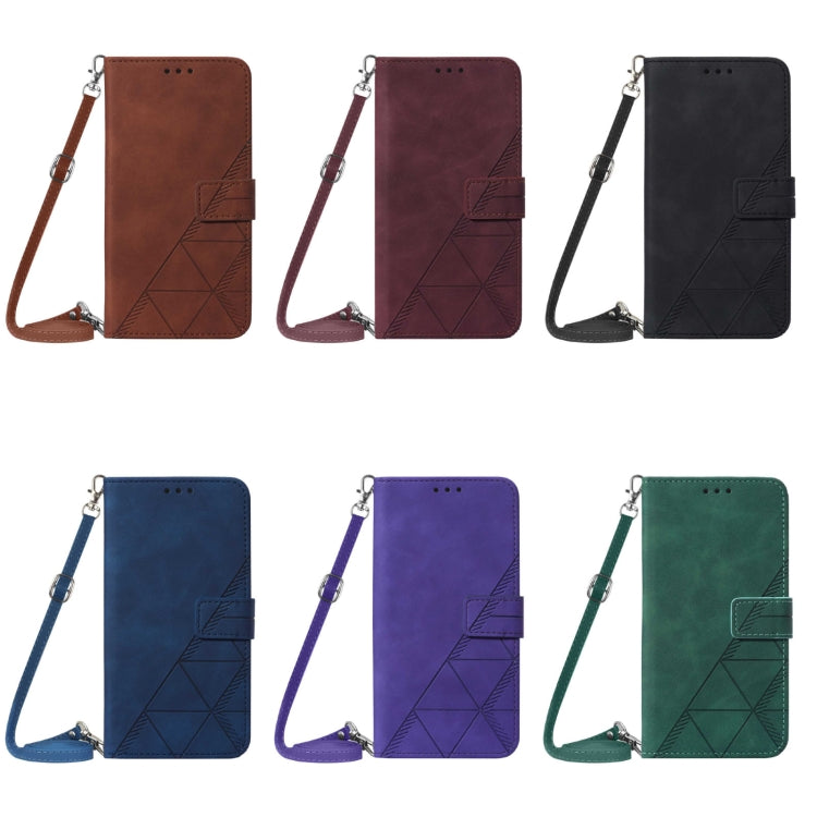 Custodia per cellulare in pelle con flip in rilievo 3D a tracolla, For Nokia XR20, For Nokia 1.4, For Nokia 2.4