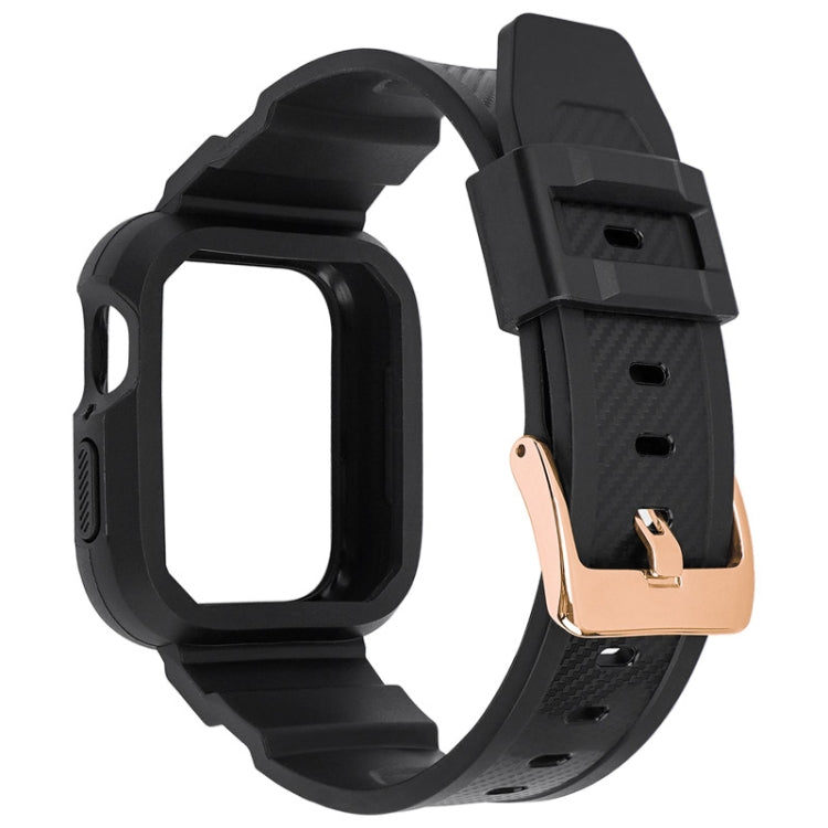 Cinturino sportivo integrato in fibra di carbonio per Apple Watch Series, 7 41mm / 6&SE&5&4 40mm / 3&2&1 38mm, 7 45mm / 6&SE&5&4 44mm / 3&2&1 42mm