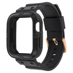 Cinturino sportivo integrato in fibra di carbonio per Apple Watch Series, 7 41mm / 6&SE&5&4 40mm / 3&2&1 38mm, 7 45mm / 6&SE&5&4 44mm / 3&2&1 42mm