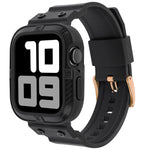 Cinturino sportivo integrato in fibra di carbonio per Apple Watch Series, 7 41mm / 6&SE&5&4 40mm / 3&2&1 38mm, 7 45mm / 6&SE&5&4 44mm / 3&2&1 42mm