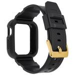 Cinturino sportivo integrato in fibra di carbonio per Apple Watch Series, 7 41mm / 6&SE&5&4 40mm / 3&2&1 38mm, 7 45mm / 6&SE&5&4 44mm / 3&2&1 42mm