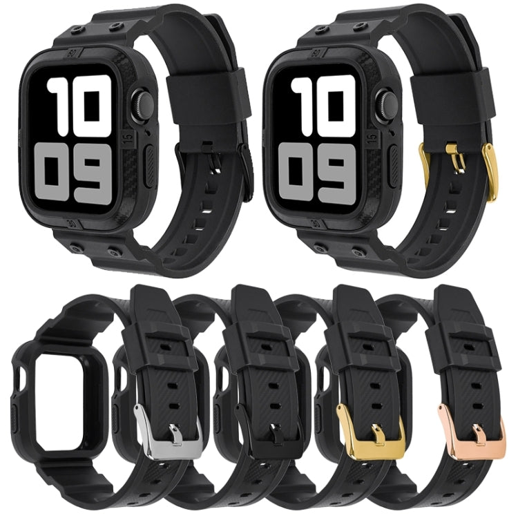 Cinturino sportivo integrato in fibra di carbonio per Apple Watch Series, 7 41mm / 6&SE&5&4 40mm / 3&2&1 38mm, 7 45mm / 6&SE&5&4 44mm / 3&2&1 42mm