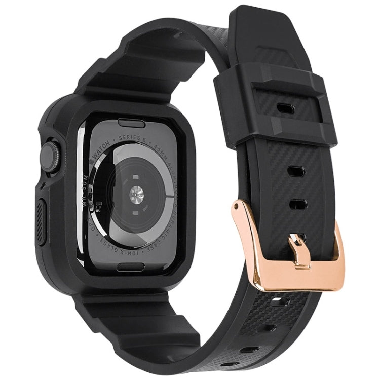 Cinturino sportivo integrato in fibra di carbonio per Apple Watch Series, 7 41mm / 6&SE&5&4 40mm / 3&2&1 38mm, 7 45mm / 6&SE&5&4 44mm / 3&2&1 42mm