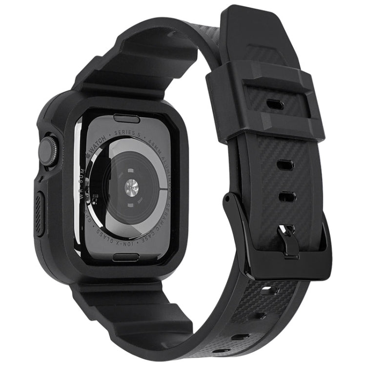 Cinturino sportivo integrato in fibra di carbonio per Apple Watch Series, 7 41mm / 6&SE&5&4 40mm / 3&2&1 38mm, 7 45mm / 6&SE&5&4 44mm / 3&2&1 42mm
