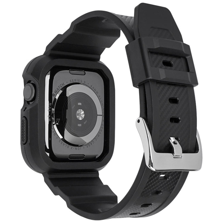 Cinturino sportivo integrato in fibra di carbonio per Apple Watch Series, 7 41mm / 6&SE&5&4 40mm / 3&2&1 38mm, 7 45mm / 6&SE&5&4 44mm / 3&2&1 42mm