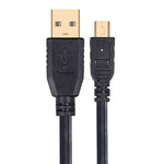 Mini cavo dati di estensione per fotocamera da 5 pin a USB 2.0, 10m, 12m, 15m, 20m