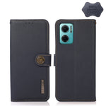 Custodia per telefono RFID KHAZNEH Custer in vera pelle, For Sony Xperia 10 IV, For Xiaomi Redmi Note 11E / Redmi 10 5G