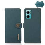 Custodia per telefono RFID KHAZNEH Custer in vera pelle, For Sony Xperia 10 IV, For Xiaomi Redmi Note 11E / Redmi 10 5G