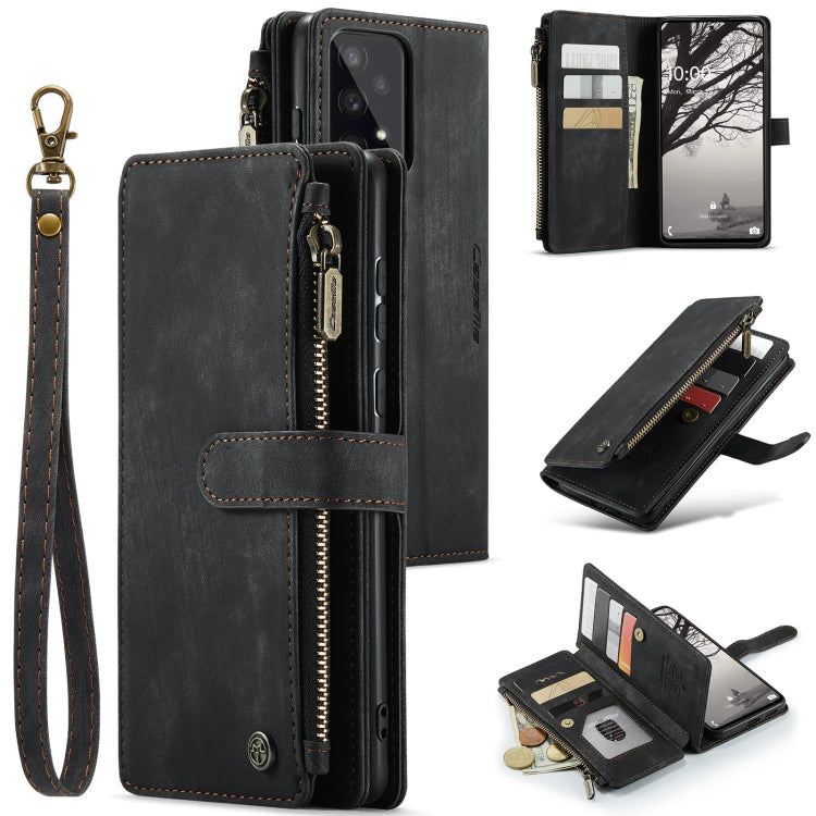 Custodia in pelle per telefono multifunzionale CaseMe C30 con supporto, slot per schede e portafoglio, For Samsung Galaxy A53 5G, For Samsung Galaxy A13 5G / A13 4G