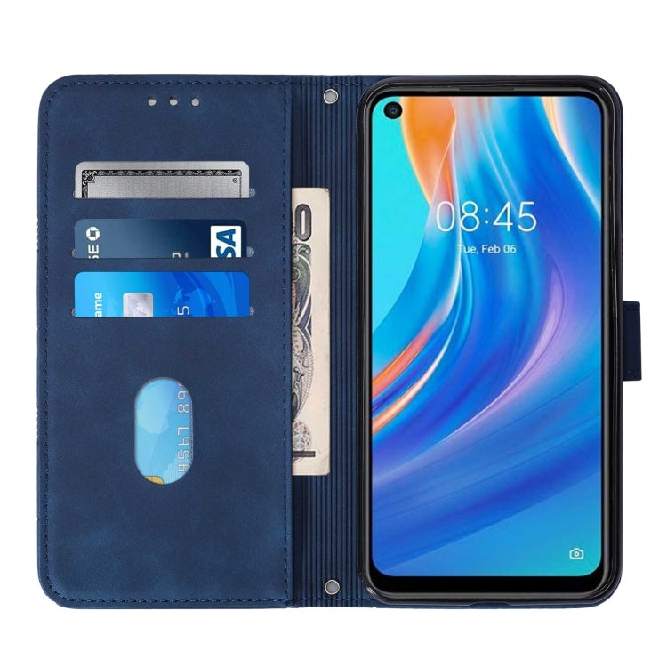 Custodia per cellulare in pelle con flip in rilievo 3D a tracolla, For Tecno Spark 7 Pro