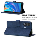 Custodia per cellulare in pelle con flip in rilievo 3D a tracolla, For Tecno Spark 7 Pro