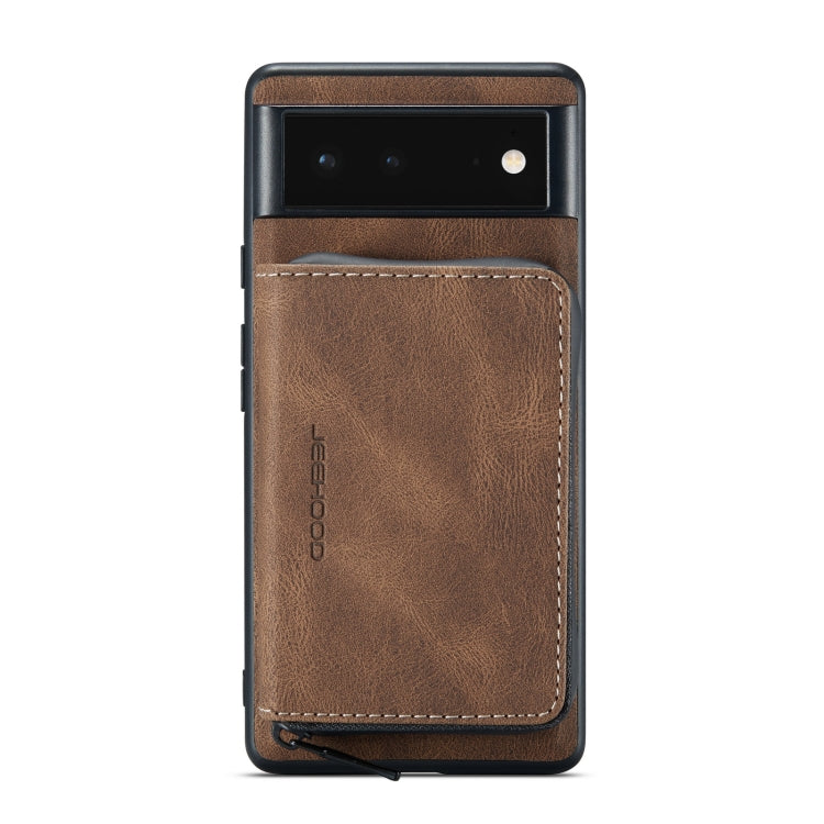 Custodia in pelle per telefono a portafoglio con cerniera magnetica JEEHOOD, For Google Pixel 7 5G, For Google Pixel 7 Pro 5G