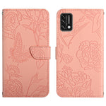 Custodia per cellulare in pelle goffrata con peonia a farfalla, For Umidigi A7, For Umidigi A7 Pro, For Umidigi A7s, For Umidigi A9
