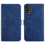 Custodia per cellulare in pelle goffrata con peonia a farfalla, For Umidigi A7, For Umidigi A7 Pro, For Umidigi A7s, For Umidigi A9