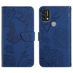 Custodia per cellulare in pelle goffrata con peonia a farfalla, For Umidigi A7, For Umidigi A7 Pro, For Umidigi A7s, For Umidigi A9