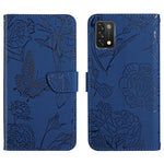 Custodia per cellulare in pelle goffrata con peonia a farfalla, For Umidigi A11, For Umidigi Bison Pro