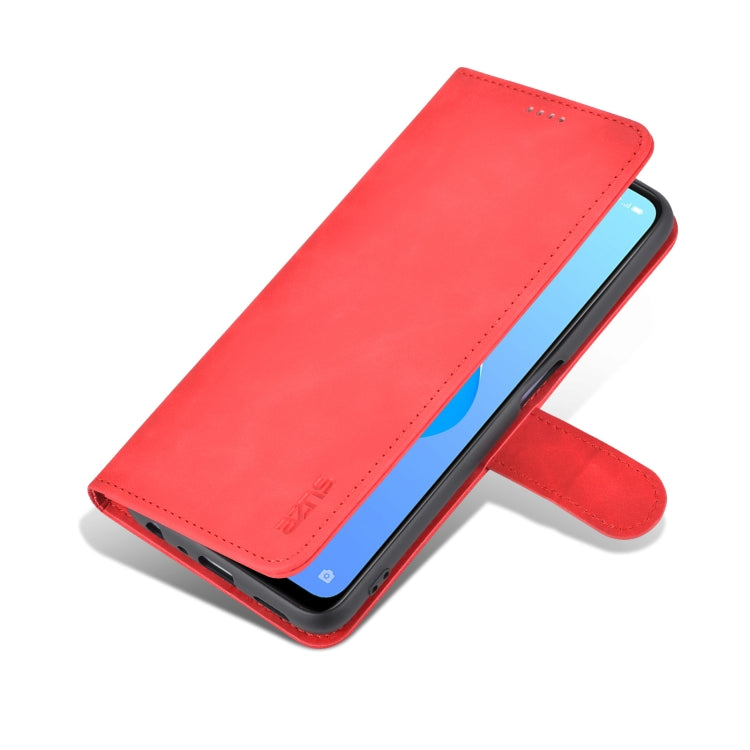 AZNS Skin Feel Calf Texture Custodia per telefono orizzontale in pelle a conchiglia, For OPPO A36 4G/A76 4G(Global)