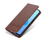 AZNS Custodia per telefono in pelle a conchiglia con struttura in vitello magnetico, For OPPO A36 4G/A76 4G(Global), For OPPO A96 5G/Reno7 Z 5G(Global), For vivo S12/V23