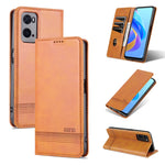 AZNS Custodia per telefono in pelle a conchiglia con struttura in vitello magnetico, For OPPO A36 4G/A76 4G(Global), For OPPO A96 5G/Reno7 Z 5G(Global), For vivo S12/V23