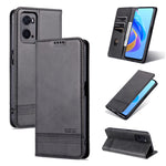 AZNS Custodia per telefono in pelle a conchiglia con struttura in vitello magnetico, For OPPO A36 4G/A76 4G(Global), For OPPO A96 5G/Reno7 Z 5G(Global), For vivo S12/V23