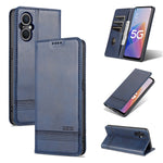 AZNS Custodia per telefono in pelle a conchiglia con struttura in vitello magnetico, For OPPO A36 4G/A76 4G(Global), For OPPO A96 5G/Reno7 Z 5G(Global), For vivo S12/V23