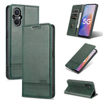 AZNS Custodia per telefono in pelle a conchiglia con struttura in vitello magnetico, For OPPO A36 4G/A76 4G(Global), For OPPO A96 5G/Reno7 Z 5G(Global), For vivo S12/V23