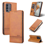 AZNS Custodia per telefono in pelle a conchiglia con struttura in vitello magnetico, For OPPO A36 4G/A76 4G(Global), For OPPO A96 5G/Reno7 Z 5G(Global), For vivo S12/V23