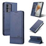 AZNS Custodia per telefono in pelle a conchiglia con struttura in vitello magnetico, For OPPO A36 4G/A76 4G(Global), For OPPO A96 5G/Reno7 Z 5G(Global), For vivo S12/V23