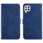Custodia per cellulare in pelle goffrata con peonia a farfalla, For Huawei P30 Lite, For Huawei P30 Pro, For Huawei P40, For Huawei P40 Lite
