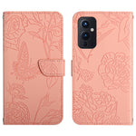 Custodia per cellulare in pelle goffrata con peonia a farfalla, For OnePlus 9, For OnePlus 9 Pro, For OnePlus 10 Pro