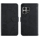 Custodia per cellulare in pelle goffrata con peonia a farfalla, For OnePlus 9, For OnePlus 9 Pro, For OnePlus 10 Pro