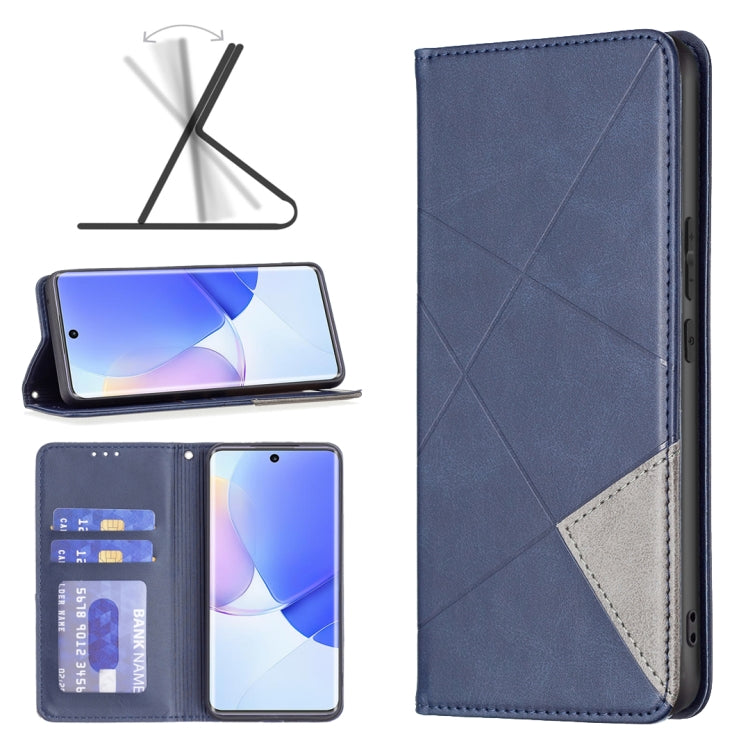 Custodia per telefono in pelle magnetica invisibile prismatica, For Honor 50 / Huawei nova 9, For Honor 50 Lite / Huawei nova 8i, For Motorola Moto E40 / E30, For Motorola Moto G22