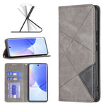 Custodia per telefono in pelle magnetica invisibile prismatica, For Honor 50 / Huawei nova 9, For Honor 50 Lite / Huawei nova 8i, For Motorola Moto E40 / E30, For Motorola Moto G22